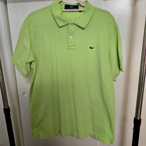 Vineyard Vines Men's Green Polo Shirt